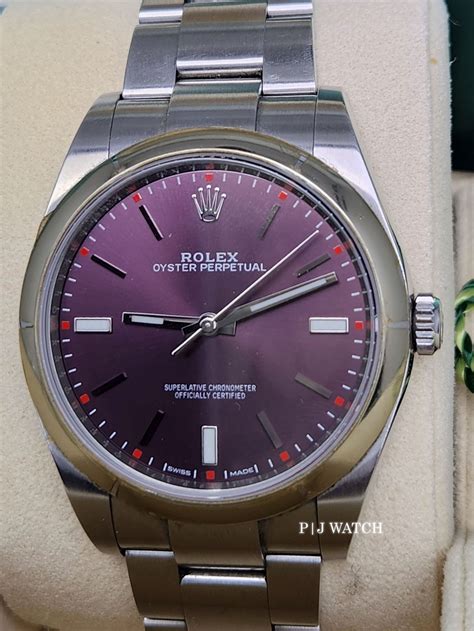 rolex white grape dial|rolex red grape 39mm.